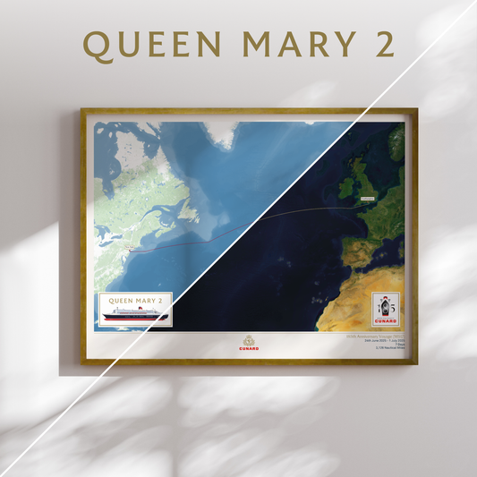 185th Anniversary Voyage Map