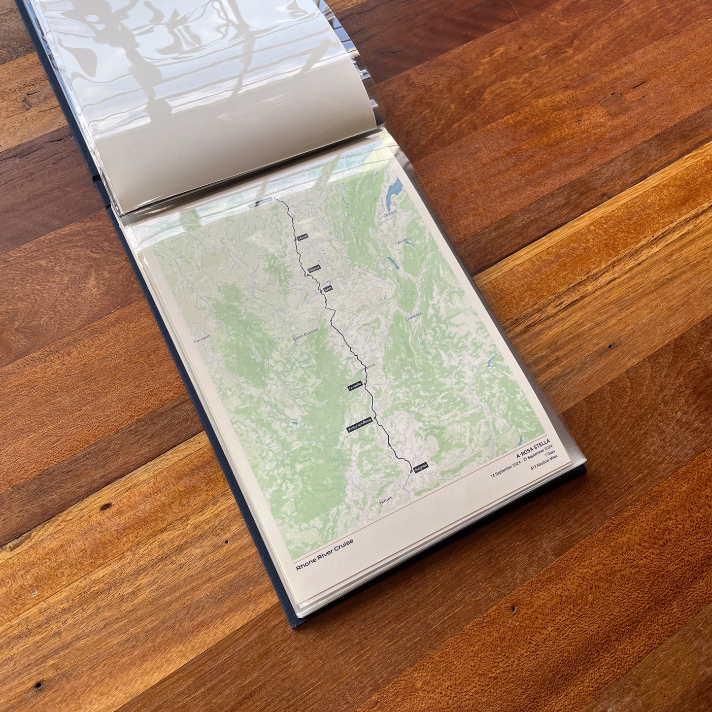 Custom River Cruise Album Map