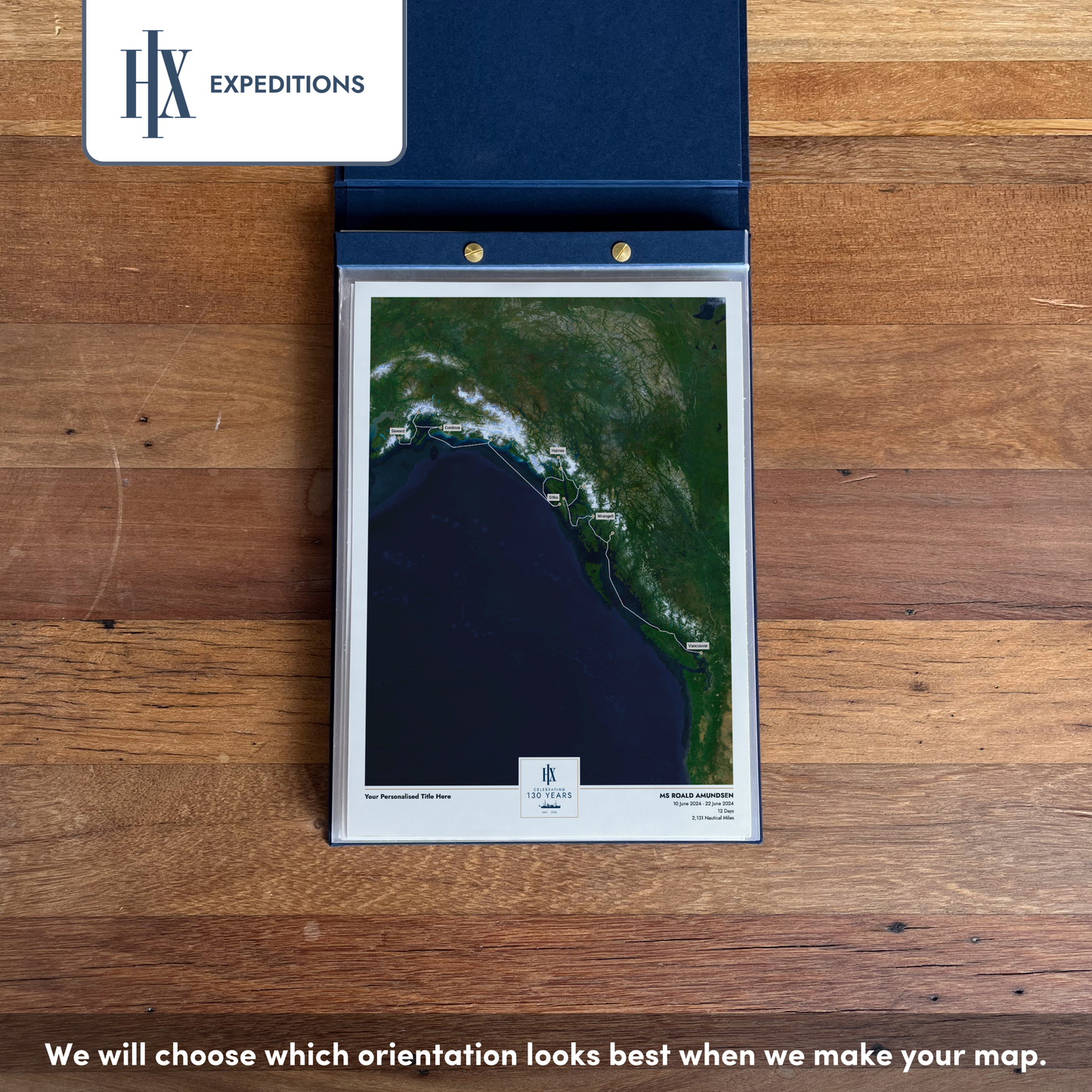 HX Cruise Map - Satellite