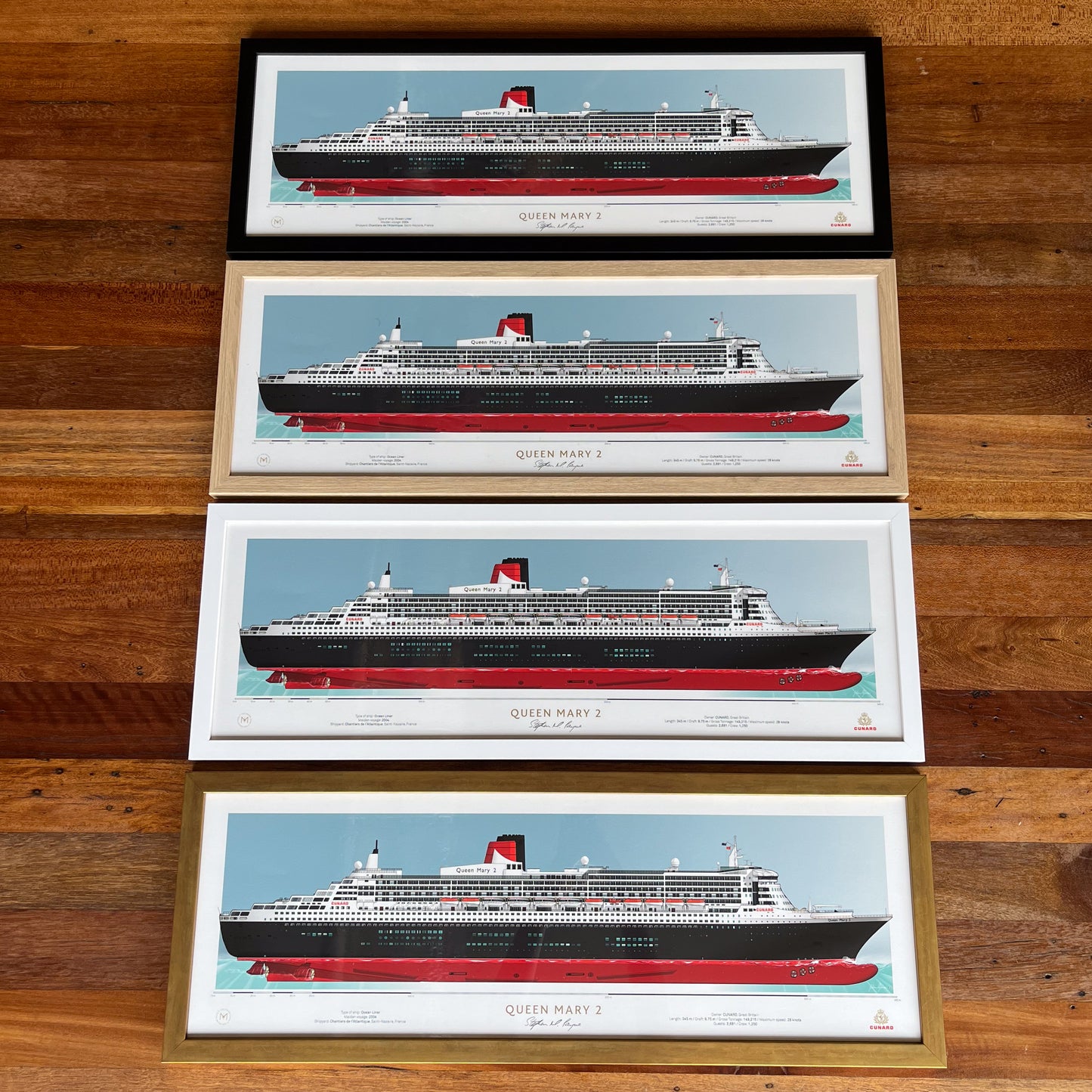 Queen Mary 2 Scale Ship Portrait