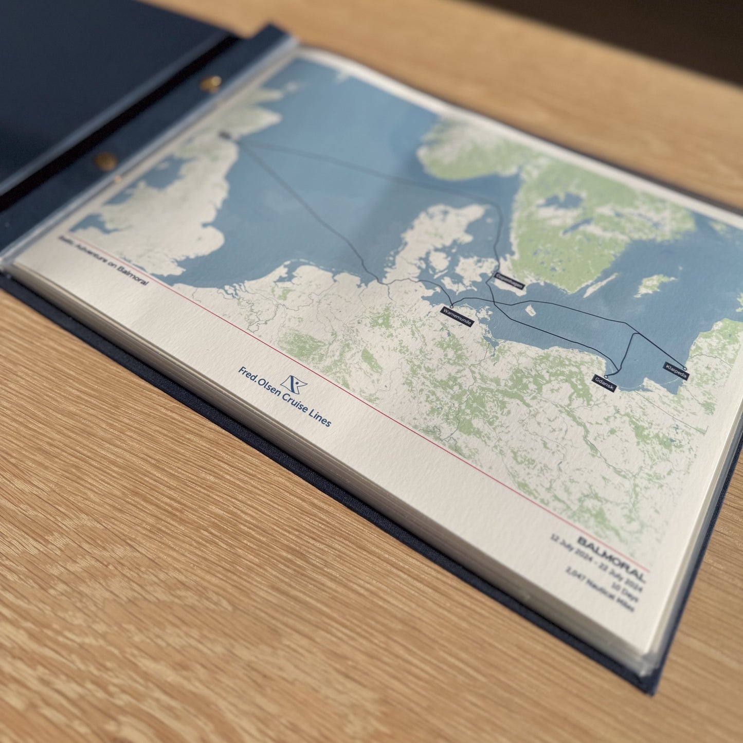 Custom Cruise Album Map