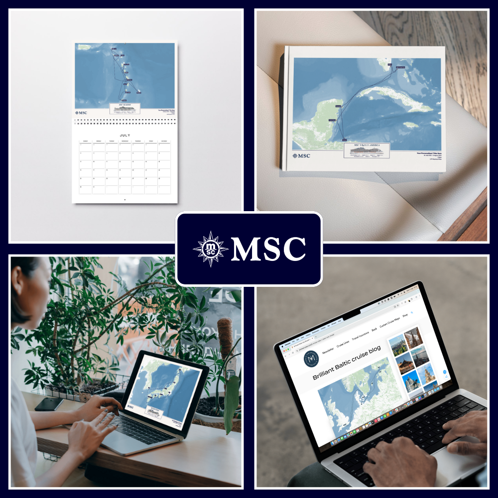 MSC Digital Cruise Map