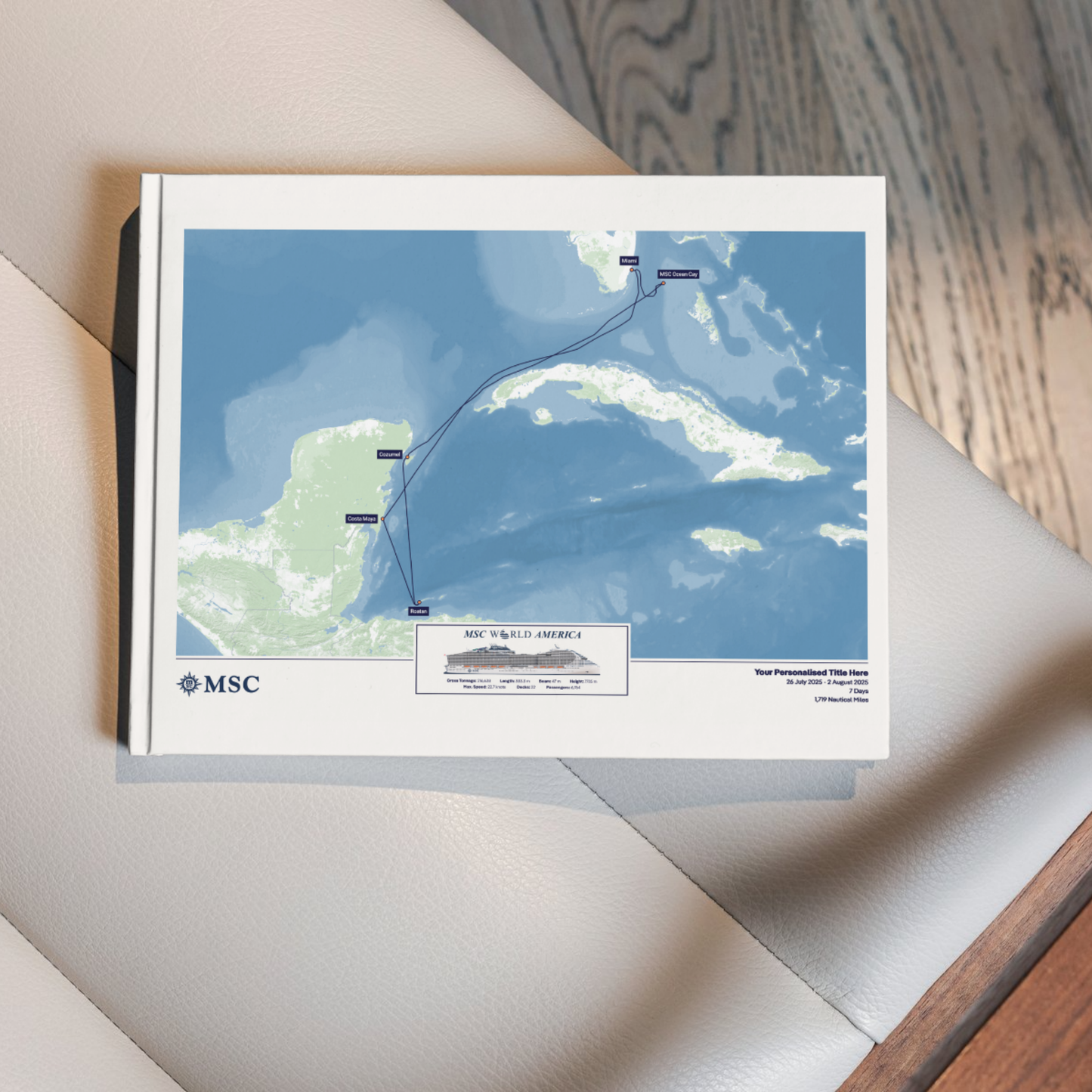 MSC Digital Cruise Map