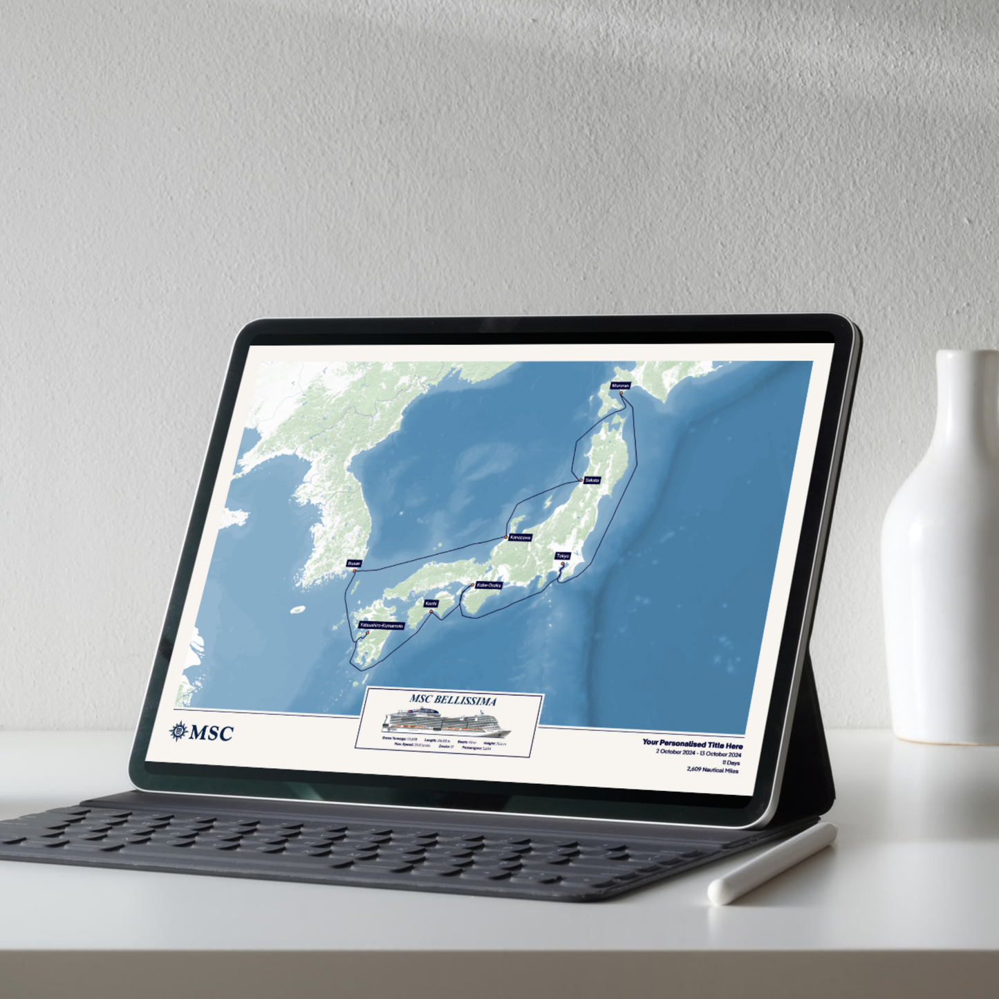MSC Digital Cruise Map
