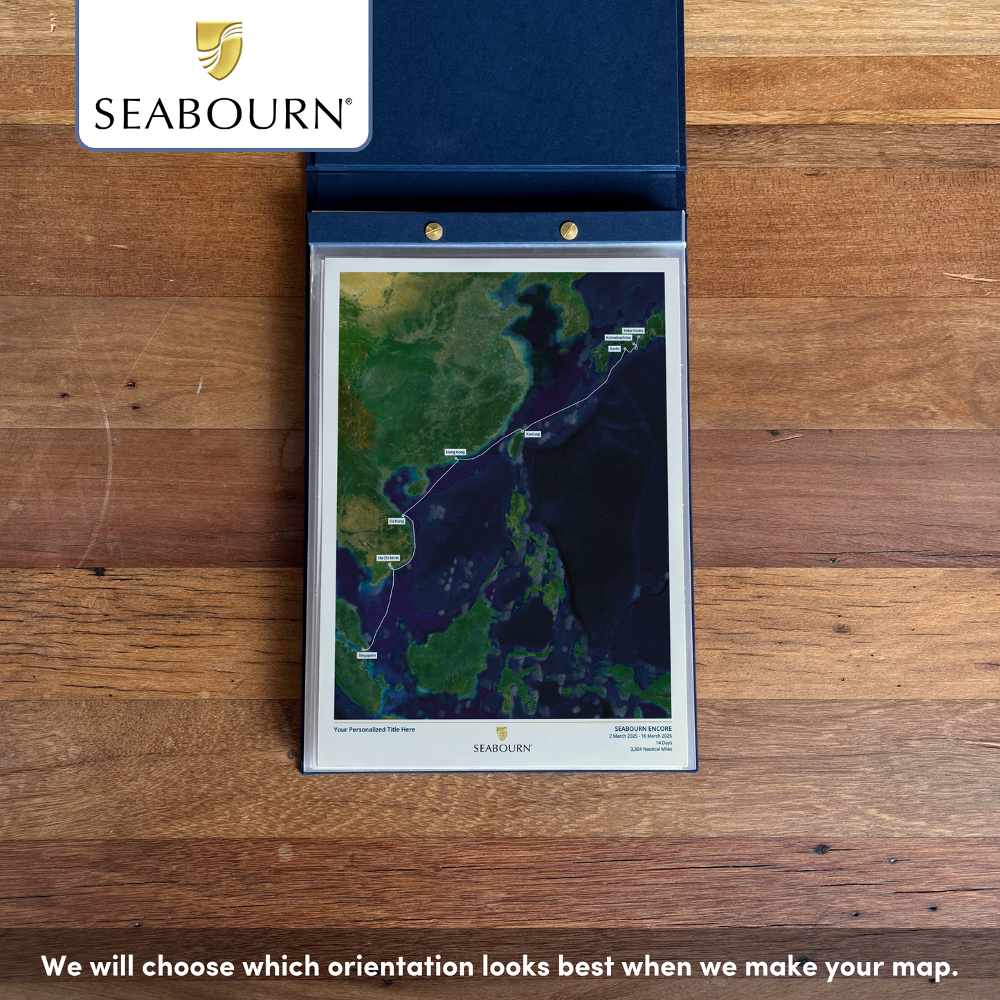 Seabourn Cruise Map - Satellite