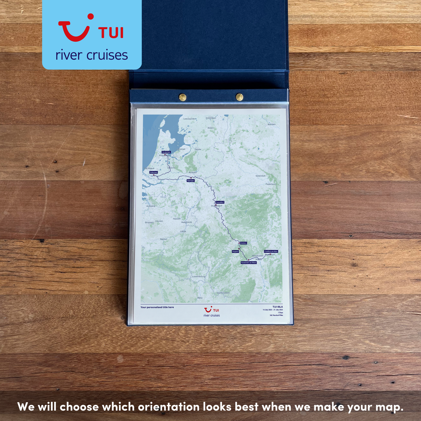 TUI River Cruise Map