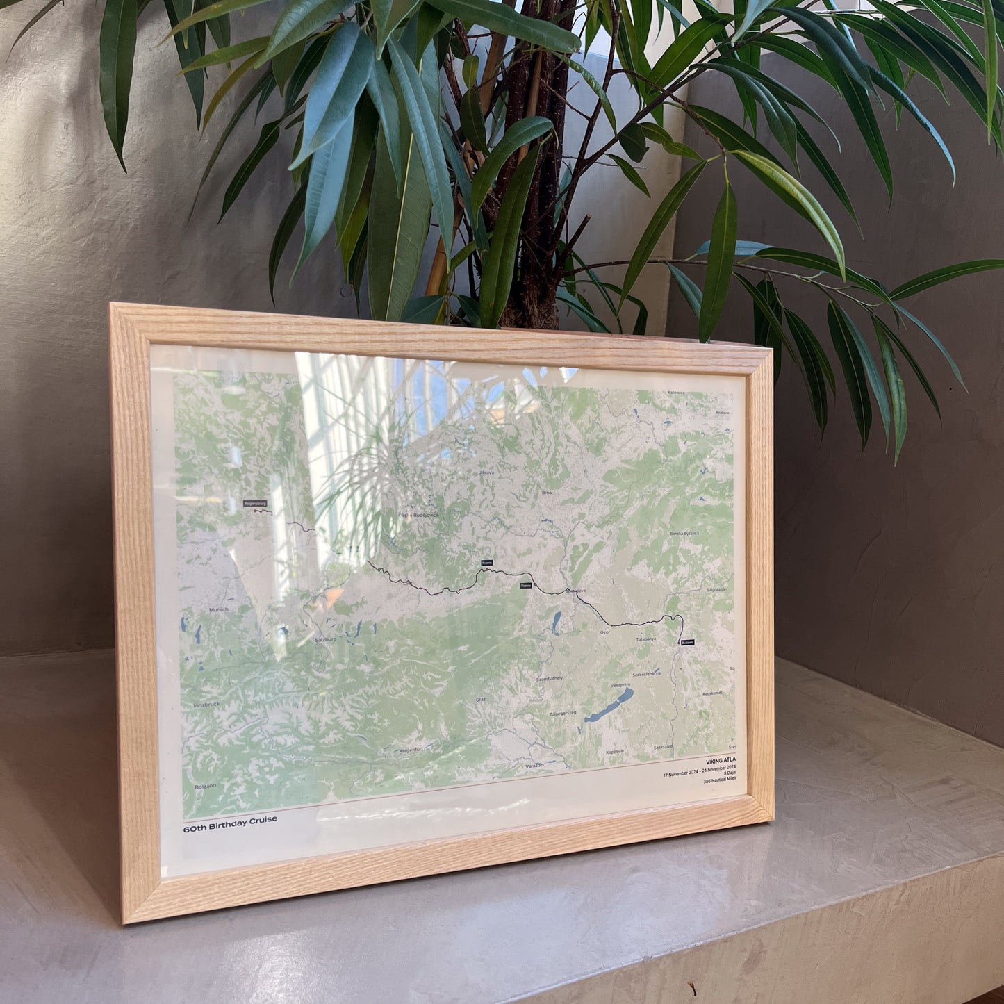 Custom River Cruise Map