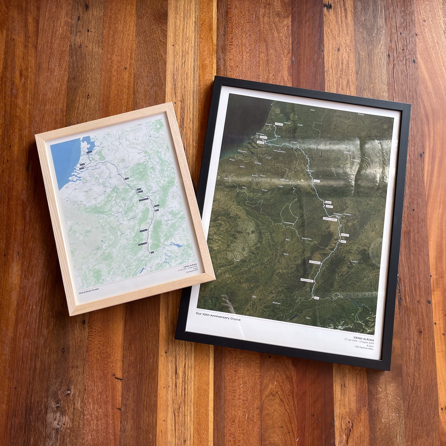 Custom River Cruise Map