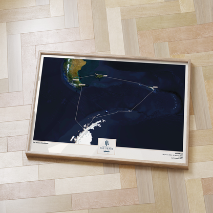 HX Cruise Map - Satellite