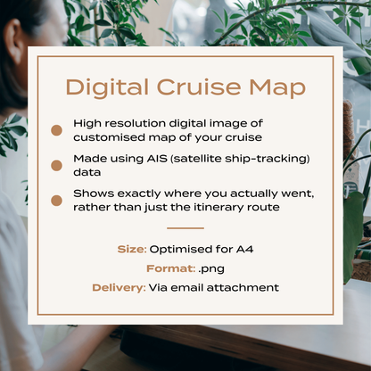 The Cunard Digital Cruise Map