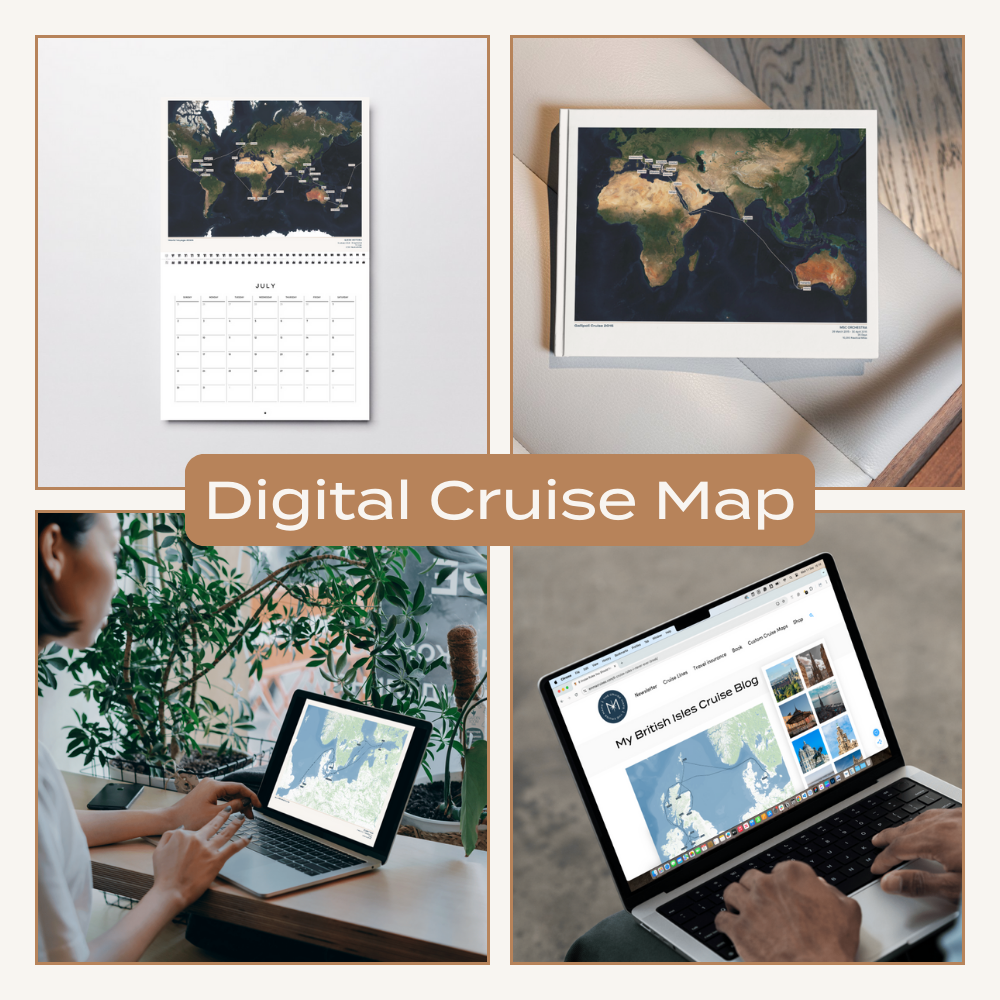 Your Cruise Map - Digital Image Download