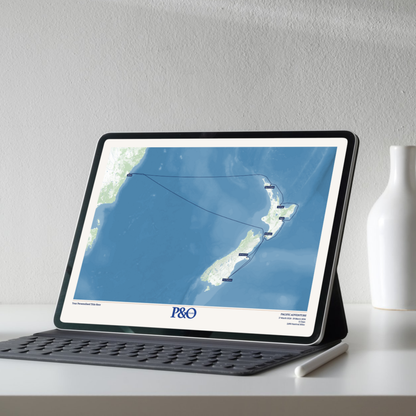 P&O Cruises Australia Digital Map