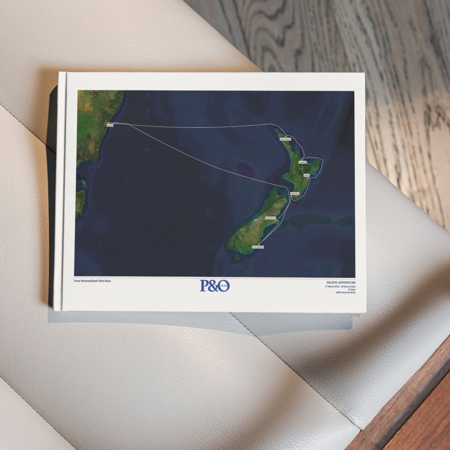 P&O Cruises Australia Digital Map - Satellite