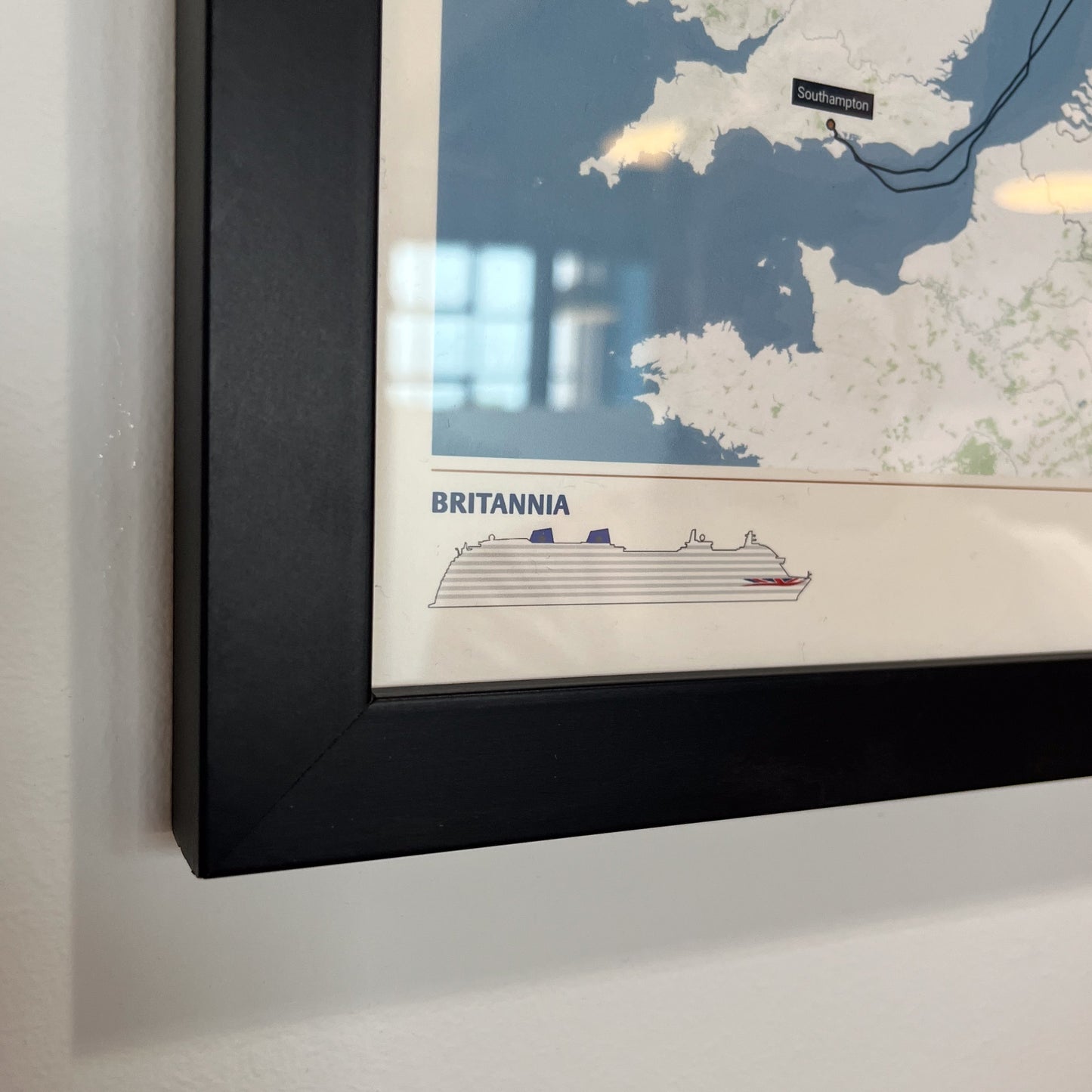 P&O Cruises Custom Cruise Map