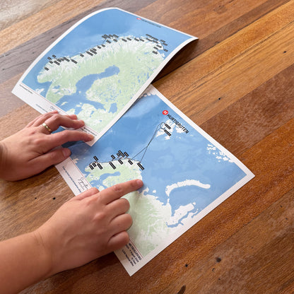 Hurtigruten Cruise Map