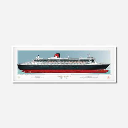 Queen Mary 2 Scale Ship Portrait