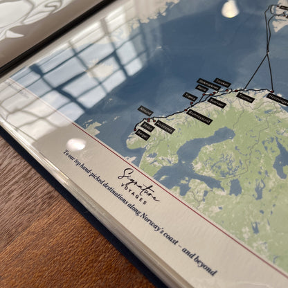 Hurtigruten Cruise Map