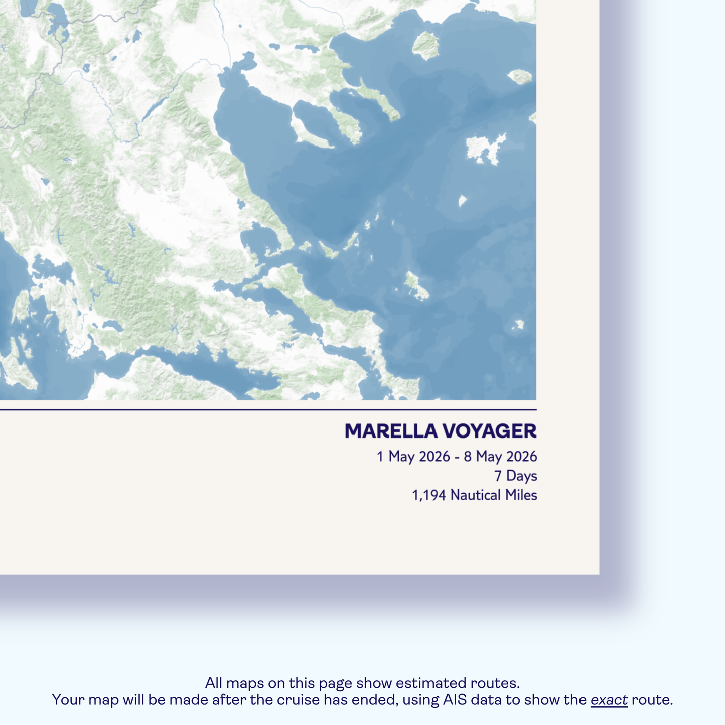 Marella 30th Birthday Special Edition Cruise Maps