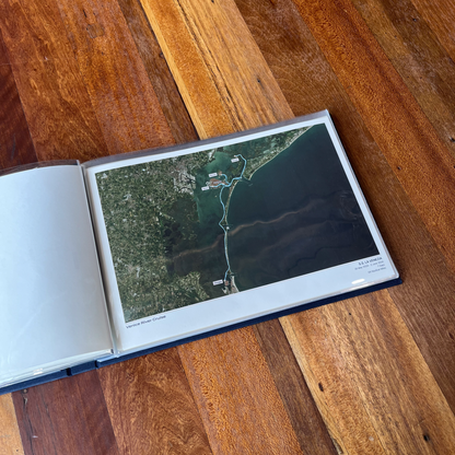 Custom River Cruise Album Map - Satellite