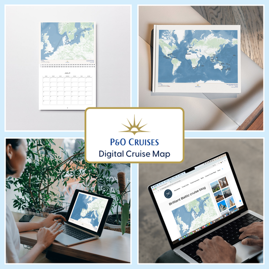 P&O Cruises Digital Cruise Map