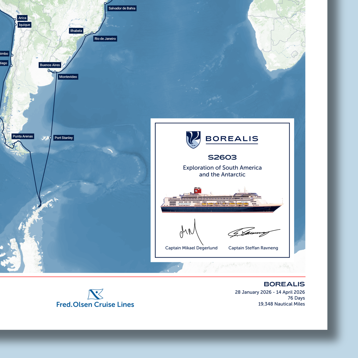 South American and Antarctic Voyage 2026 Special Edition