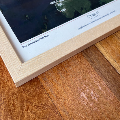 Hurtigruten Cruise Map - Satellite