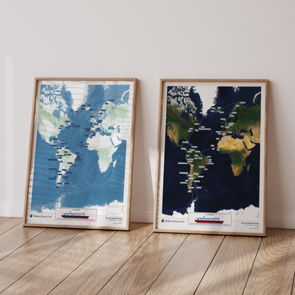 Holland America Cruise Map - Satellite