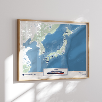 Holland America Cruise Map