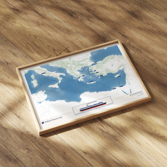Holland America Cruise Map
