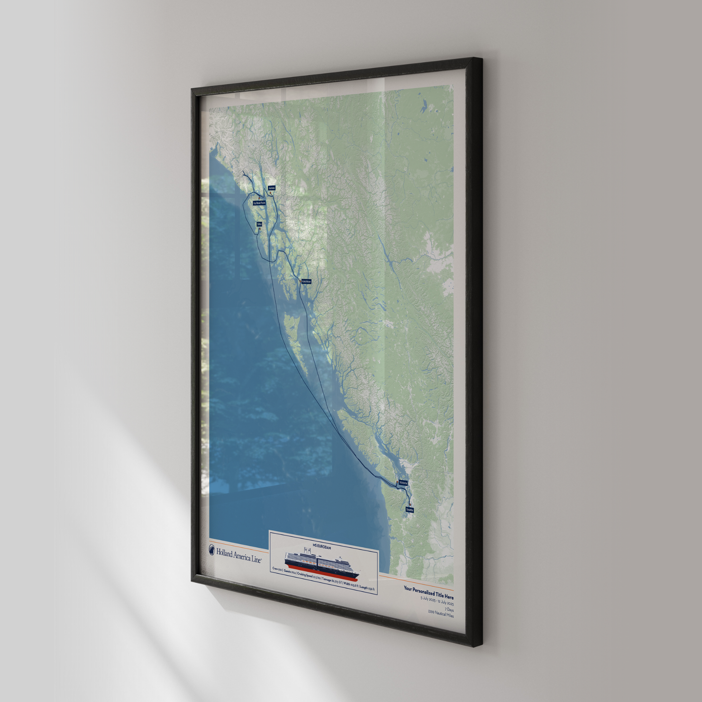 Holland America Cruise Map