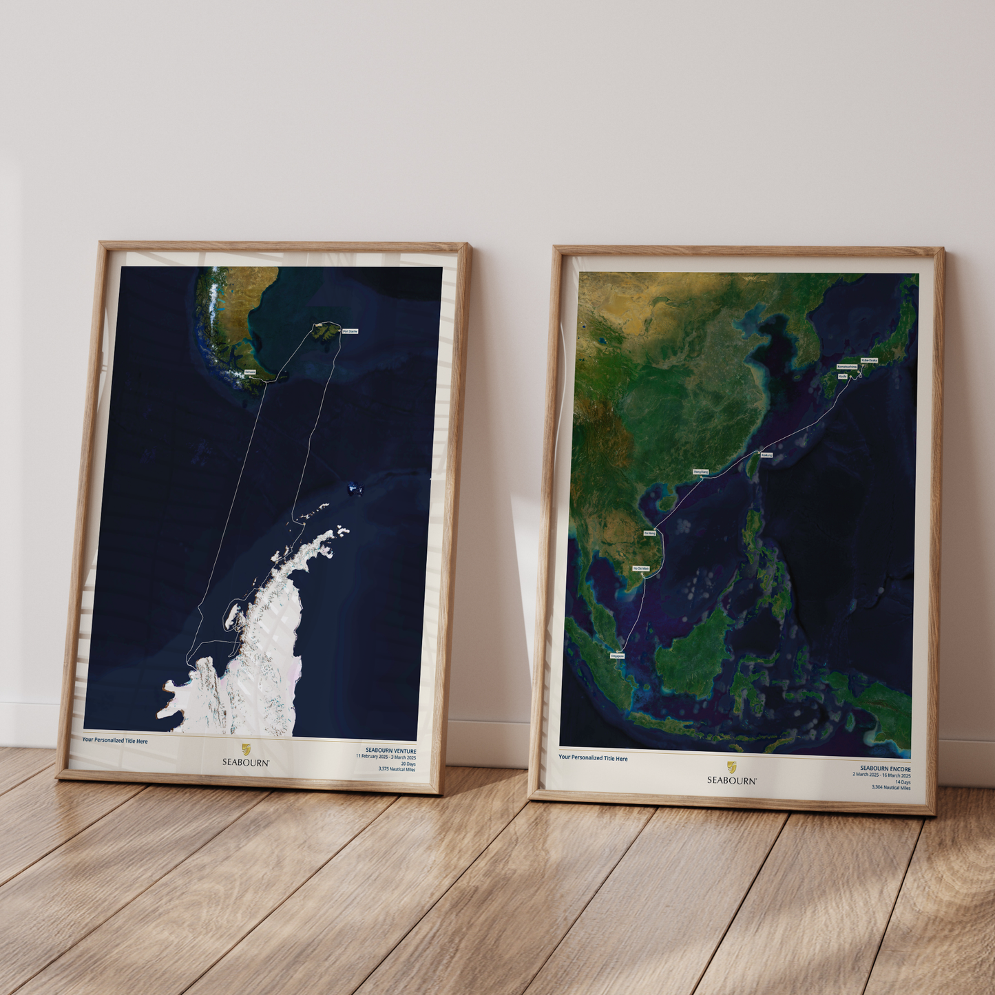 Seabourn Cruise Map - Satellite