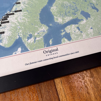 Hurtigruten Cruise Map