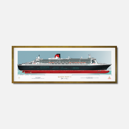 Queen Mary 2 Scale Ship Portrait