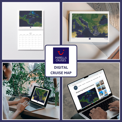 Marella Digital Cruise Map - Satellite