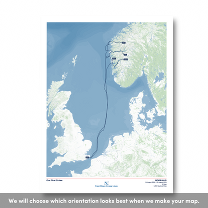 Fred. Olsen Custom Cruise Map