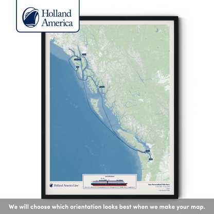Holland America Cruise Map