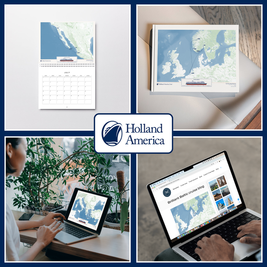 Holland America Digital Cruise Map