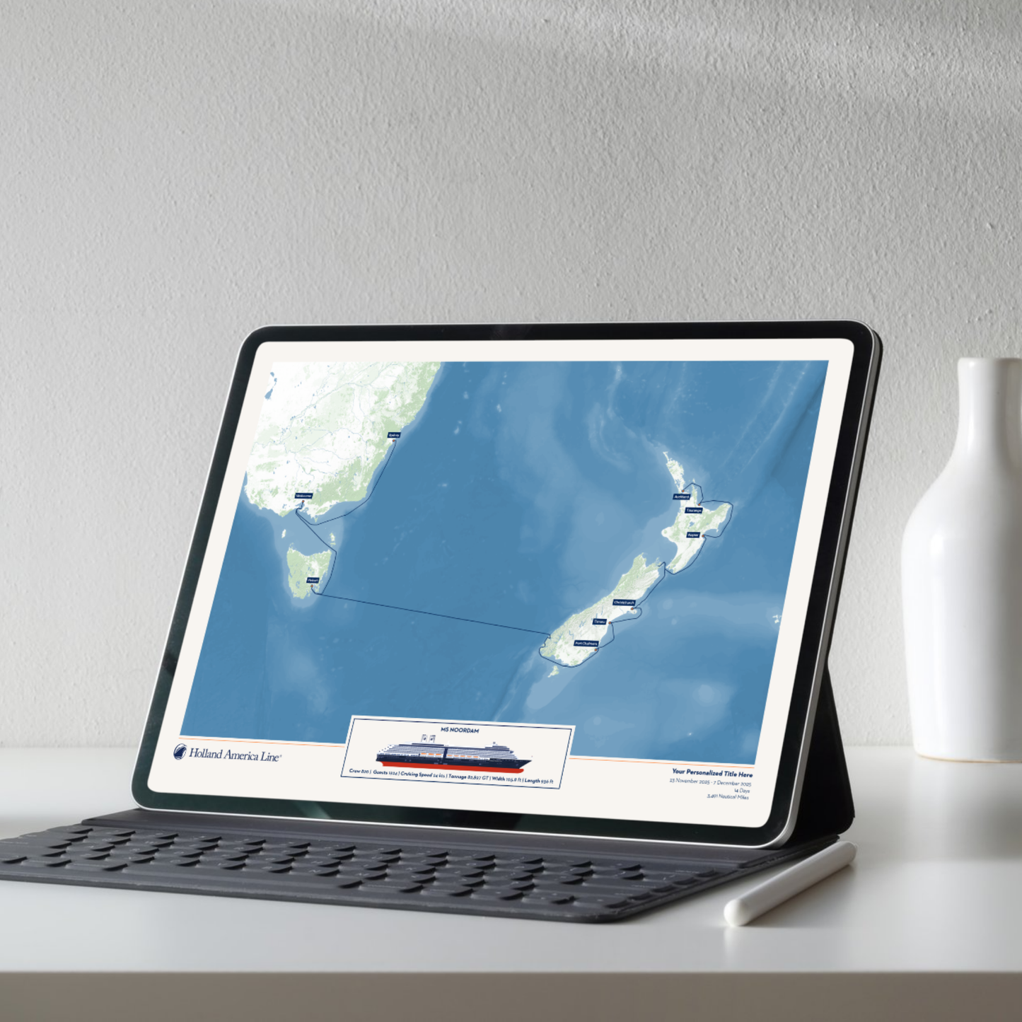 Holland America Digital Cruise Map