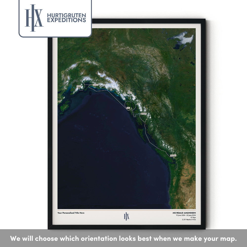 HX Cruise Map - Satellite