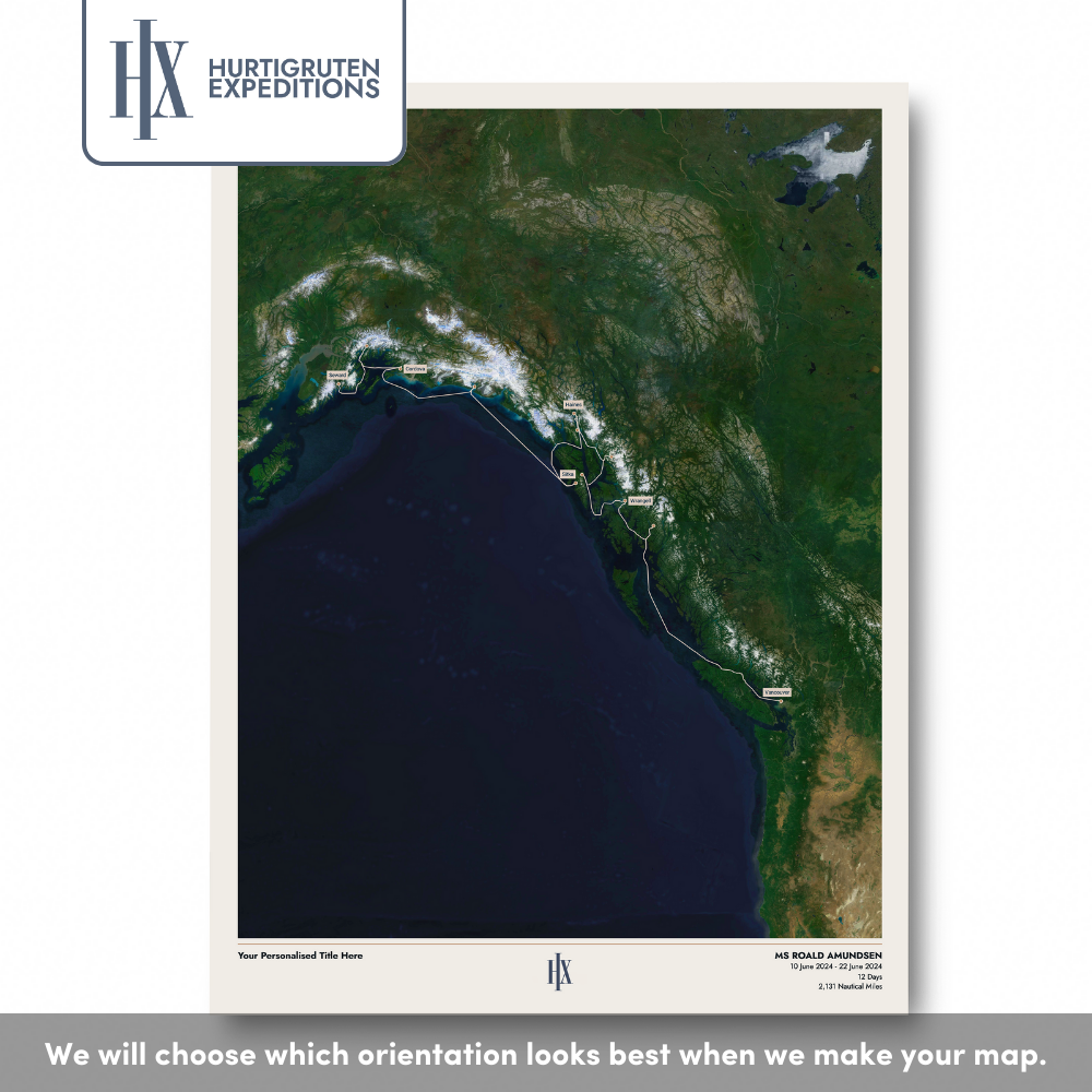 HX Cruise Map - Satellite