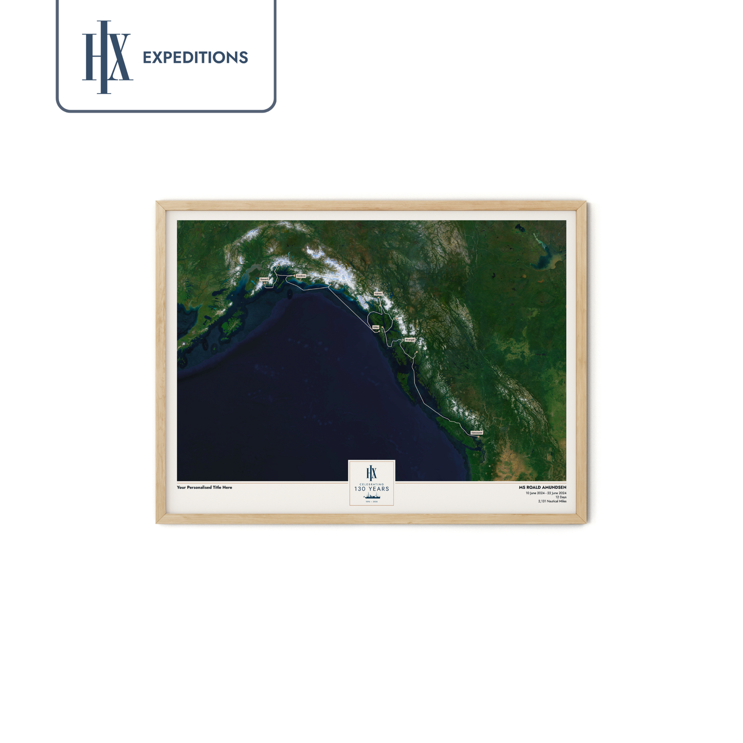 HX Cruise Map - Satellite