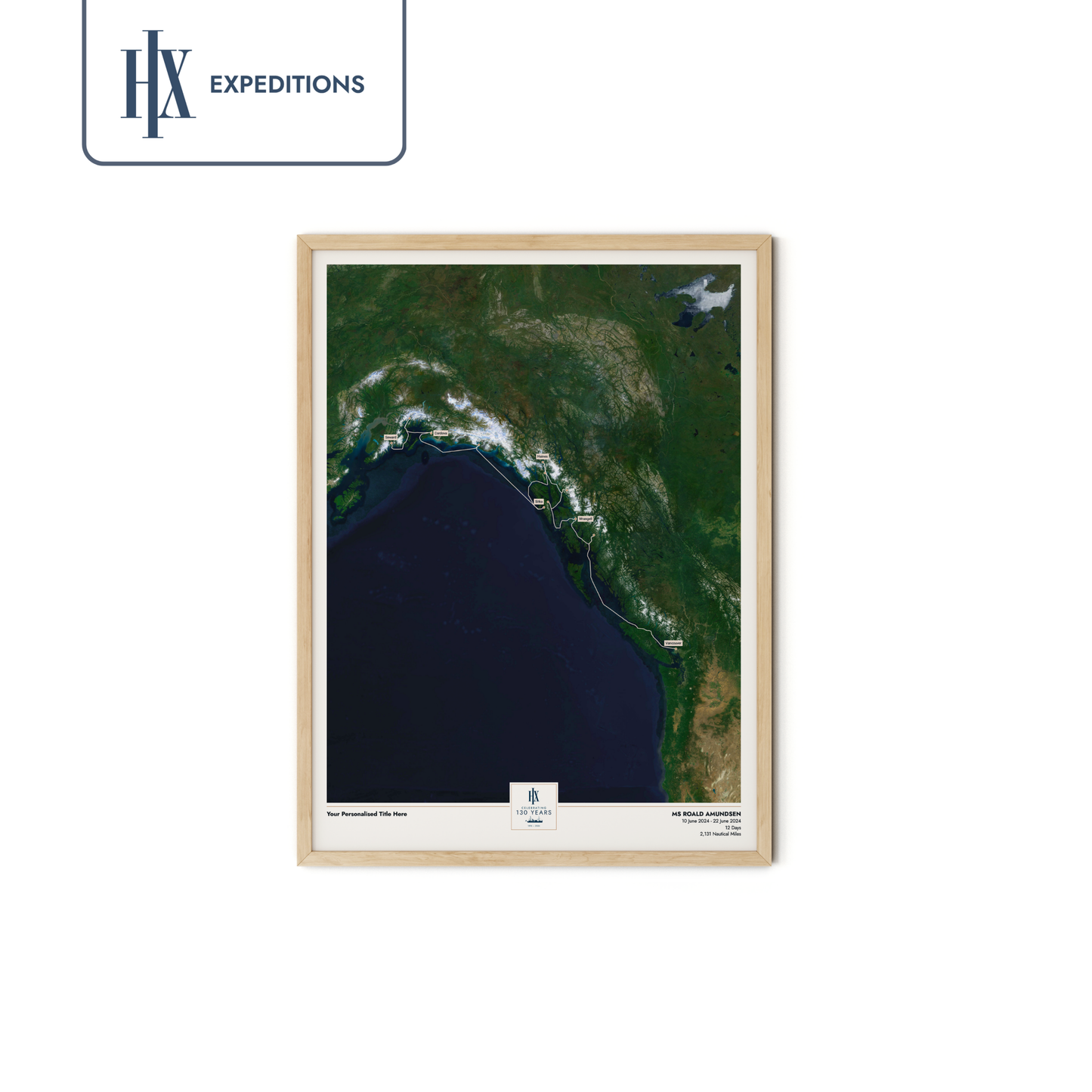 HX Cruise Map - Satellite