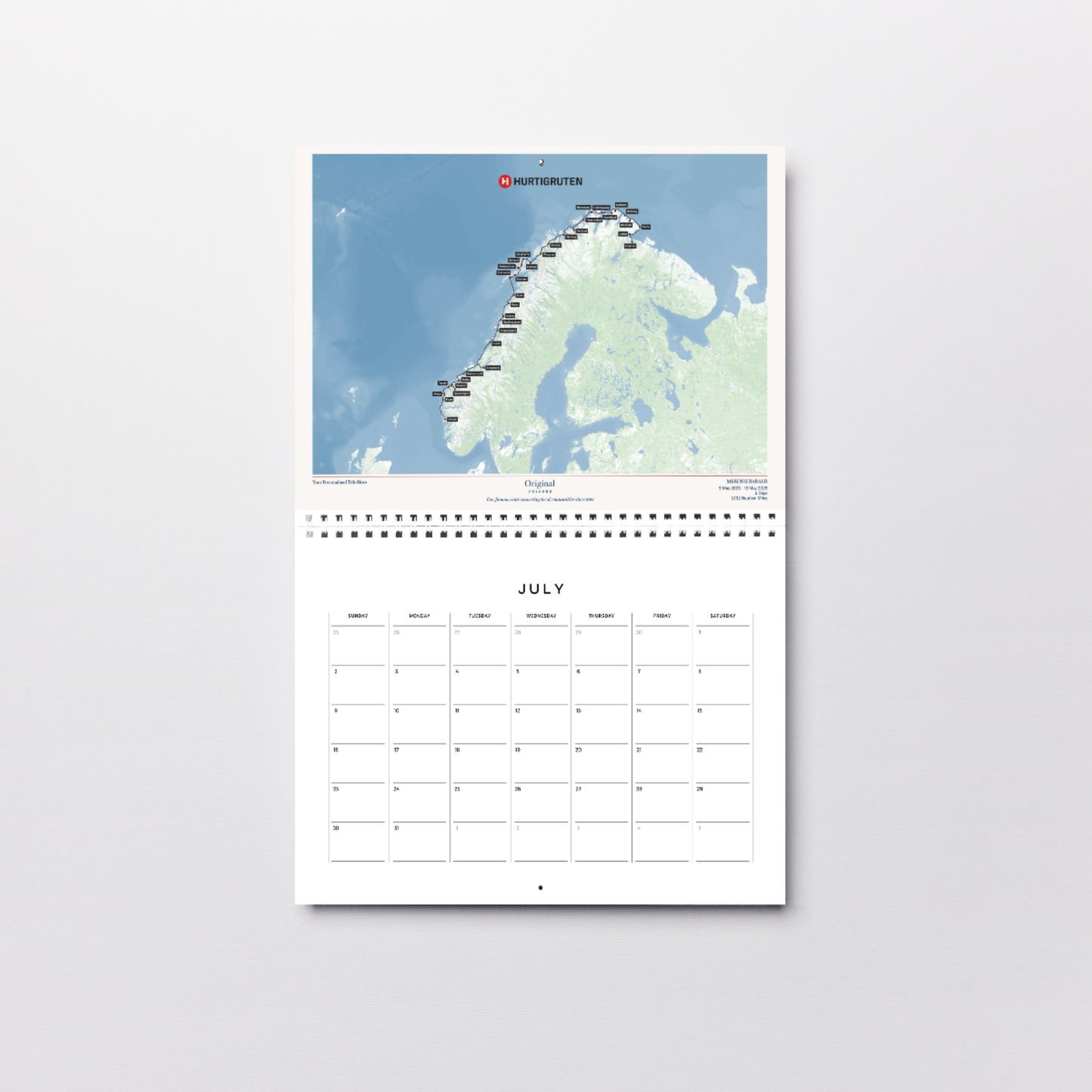 Hurtigruten Digital Cruise Map