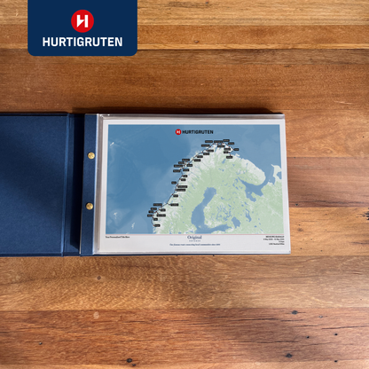 Hurtigruten Cruise Map