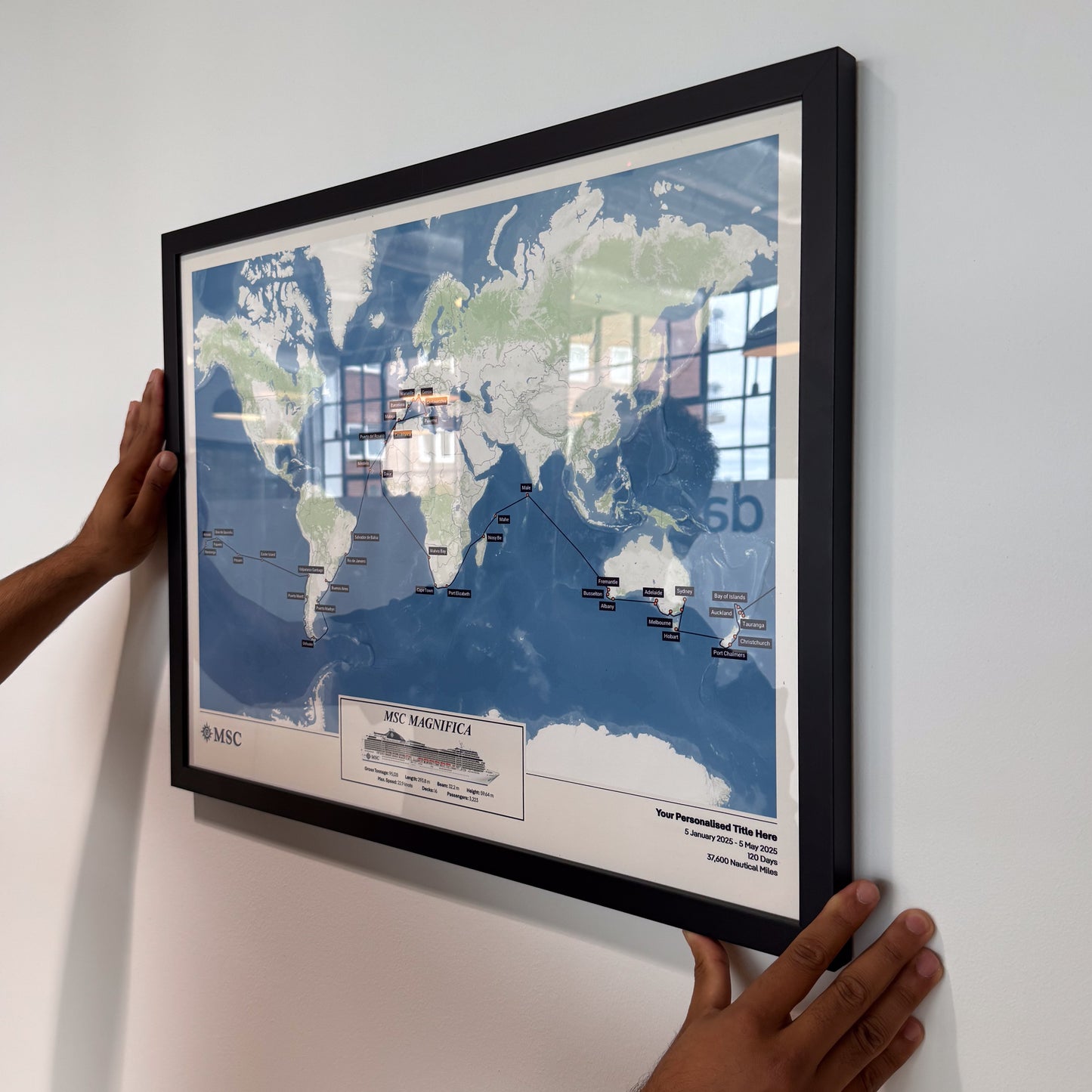 MSC Cruise Map