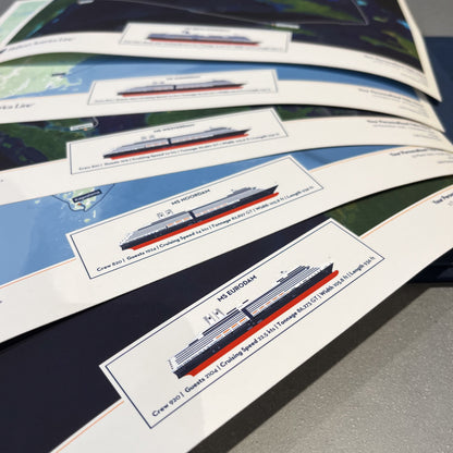 Holland America Cruise Map - Satellite