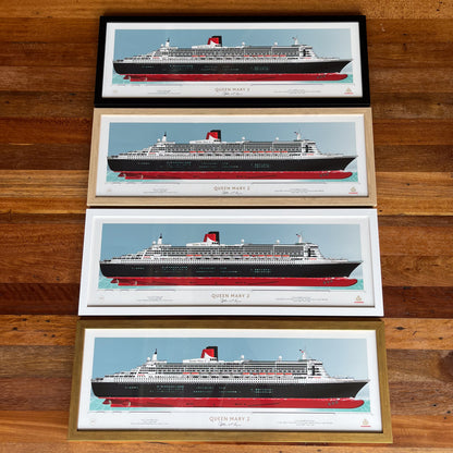 Queen Mary 2 Scale Ship Portrait