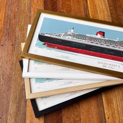 Queen Mary 2 Scale Ship Portrait