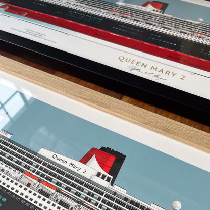 Queen Mary 2 Scale Ship Portrait