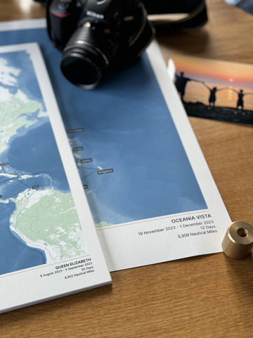 cruise ship itinerary maps